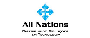 Logo All Nations - Distribuidora, no site do EIVE, ERP para e-commerce