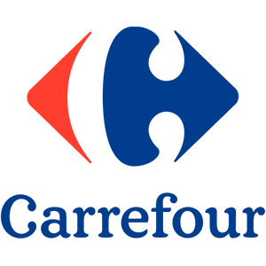 Logo Carrefour, no site do EIVE, ERP para e-commerce