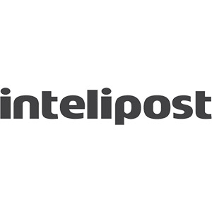 Logo Intelipost, no site do EIVE, ERP para e-commerce