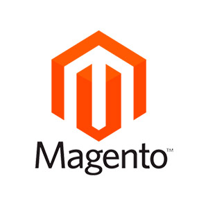 Logo Magento, no site do EIVE, ERP para e-commerce