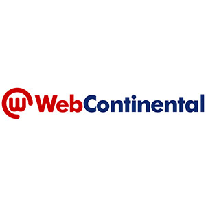 Logo WebContinental, no site do EIVE, ERP para e-commerce